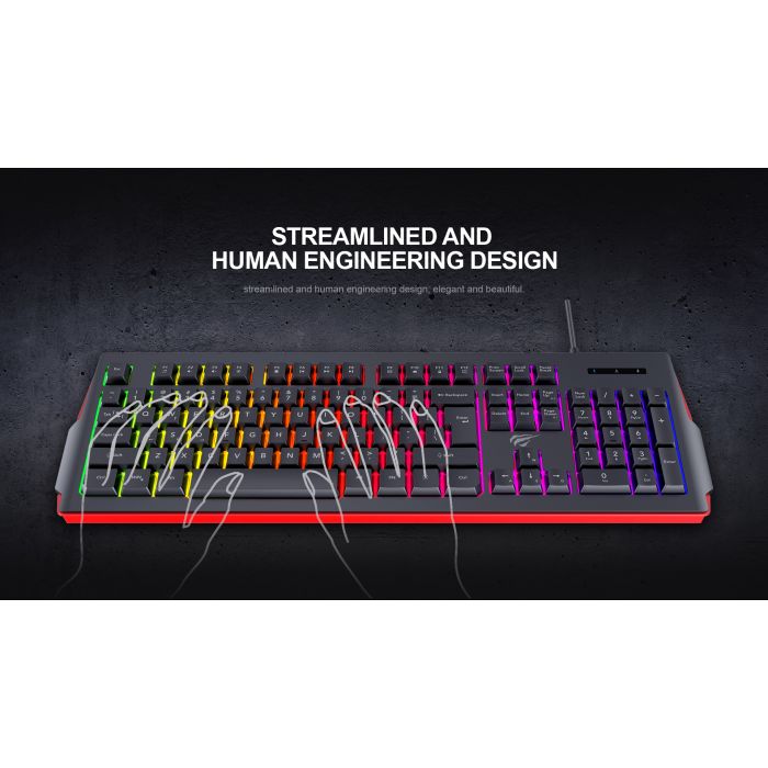 HAVIT Gamenote USB tipkovnica HV-KB866L / SLO