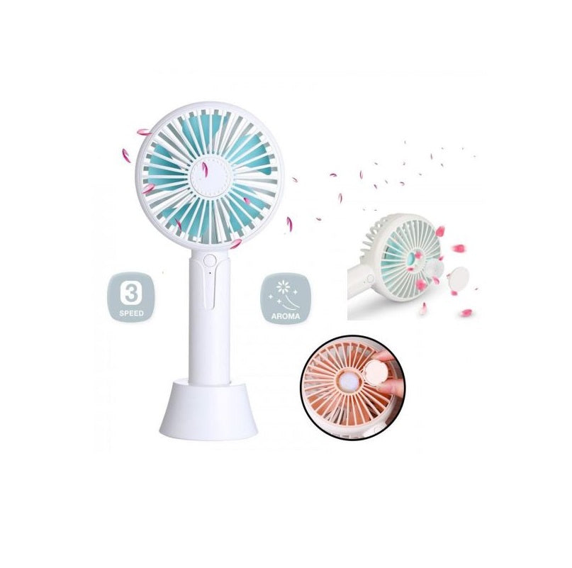 SHE Aroma ročni ventilator 10cm pink