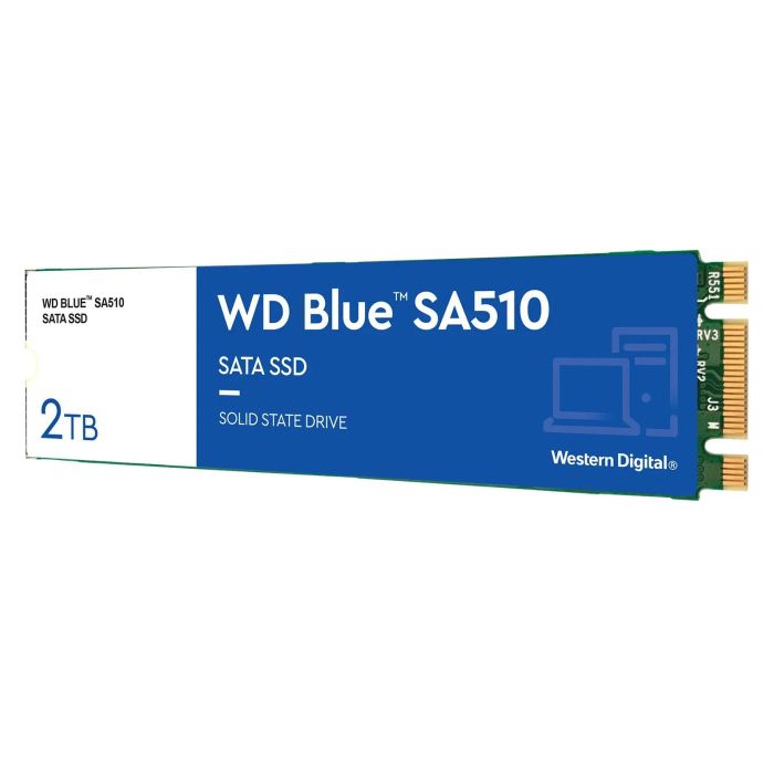 WD 2TB Blue SA510 M.2 2280 SATA 6Gb/s SSD disk