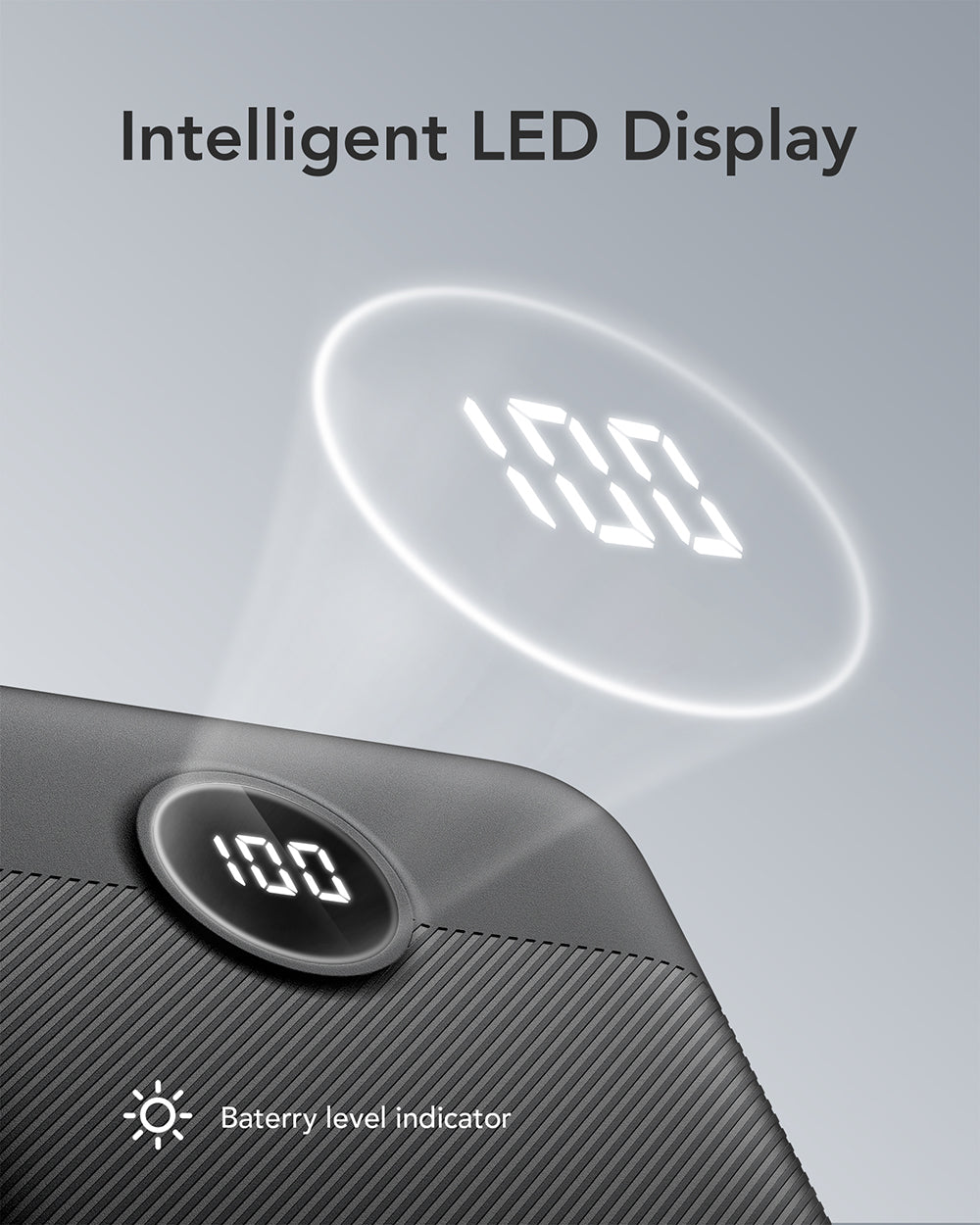 VEGER prenosna baterija L20s 20000 mAh, črna