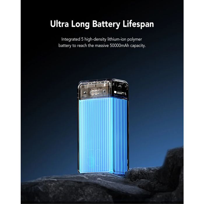 VEGER prenosna baterija Tank Lite 50000 mAh, črna