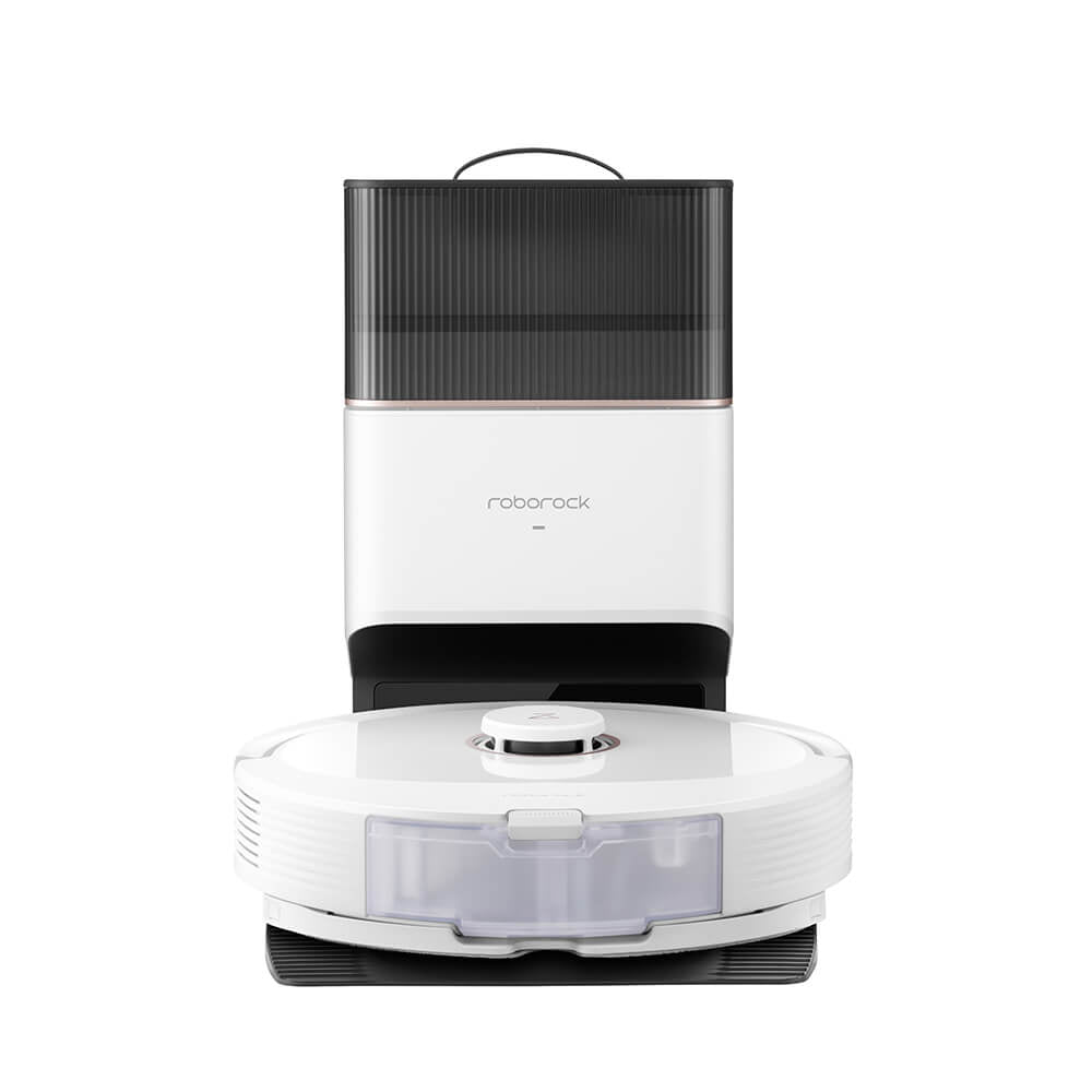 Roborock Q8 Max+ robotski sesalnik s samopraznilno postajo, bel