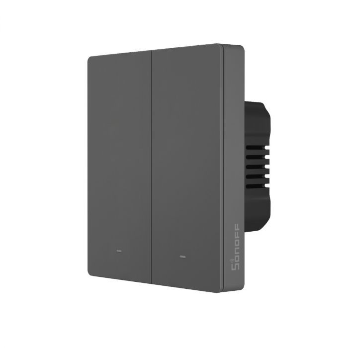 SONOFF pametno stensko stikalo Wi-Fi M5-2C-80, dvojno