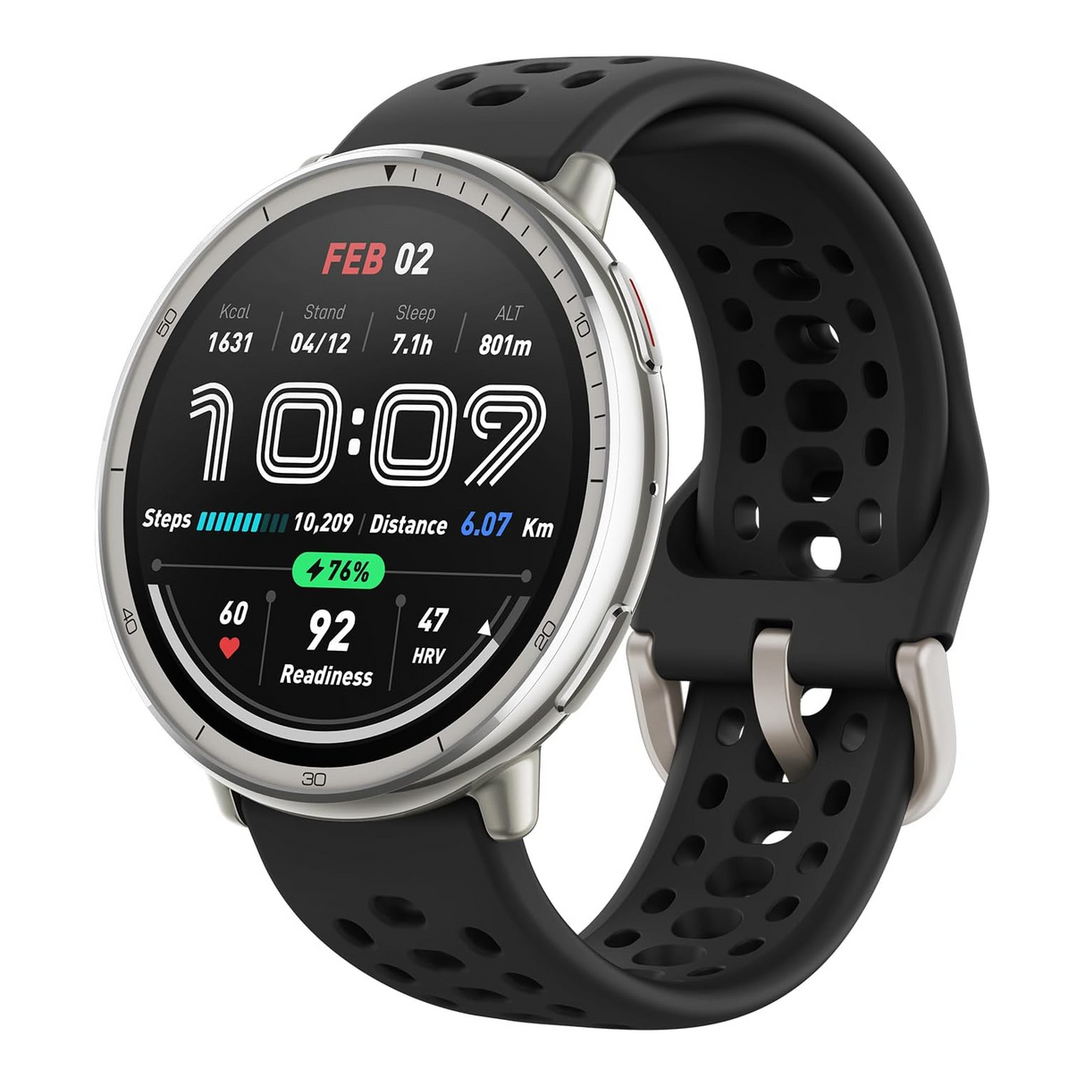 Amazfit Active 2 pametna ura, črna