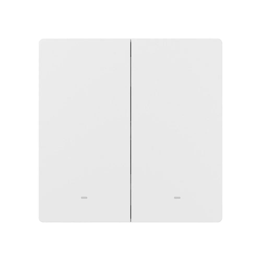 SONOFF pametno stensko stikalo Wi-Fi M5-2C-86, dvojno, bel
