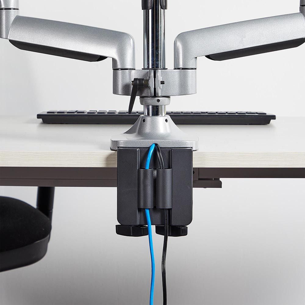 VonHaus trojni namizni nosilec do diagonale 32'', 2 x USB 3.0, plinska vzmet