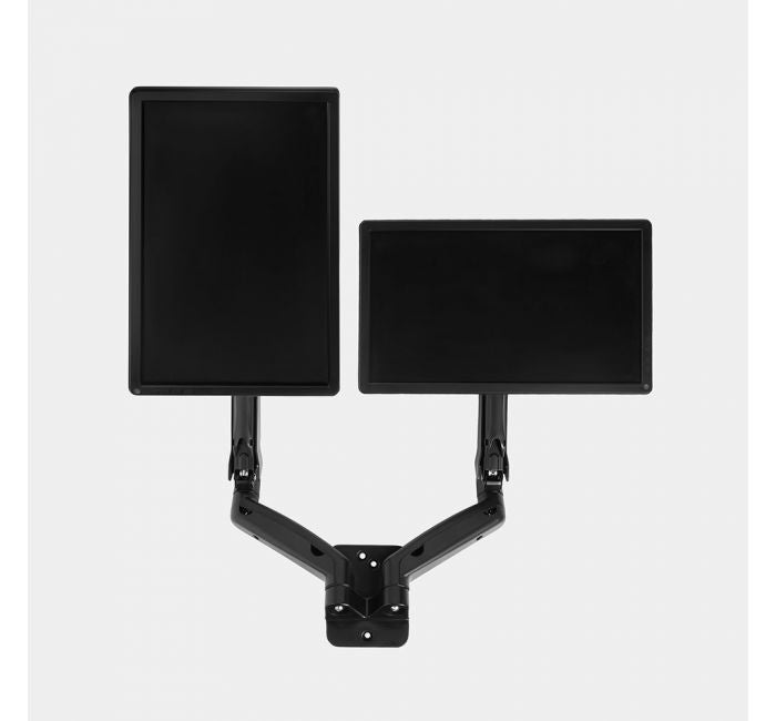 VonHaus stenski nosilec za dva monitorja