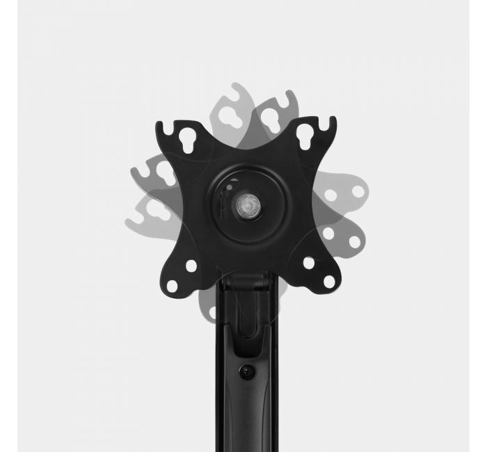 VonHaus stenski nosilec za dva monitorja