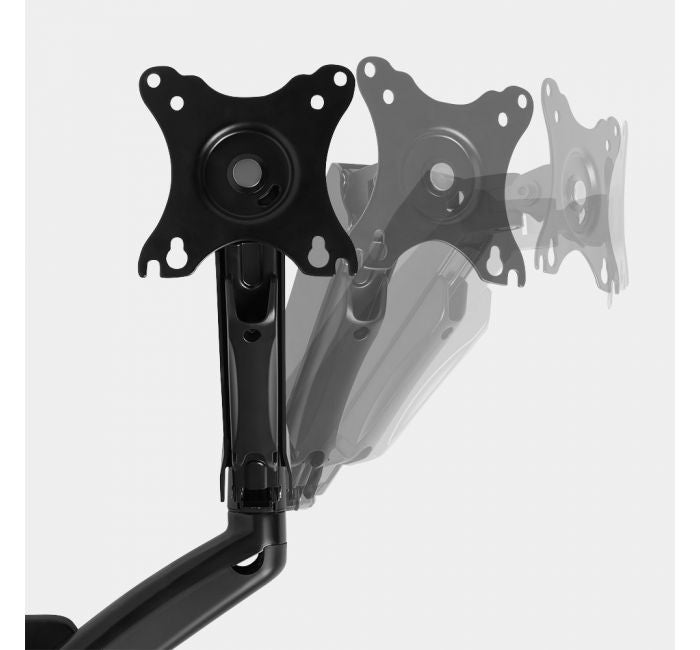 VonHaus stenski nosilec za dva monitorja