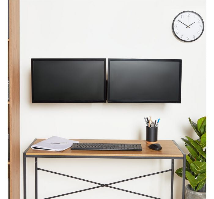 VonHaus stenski nosilec za dva monitorja