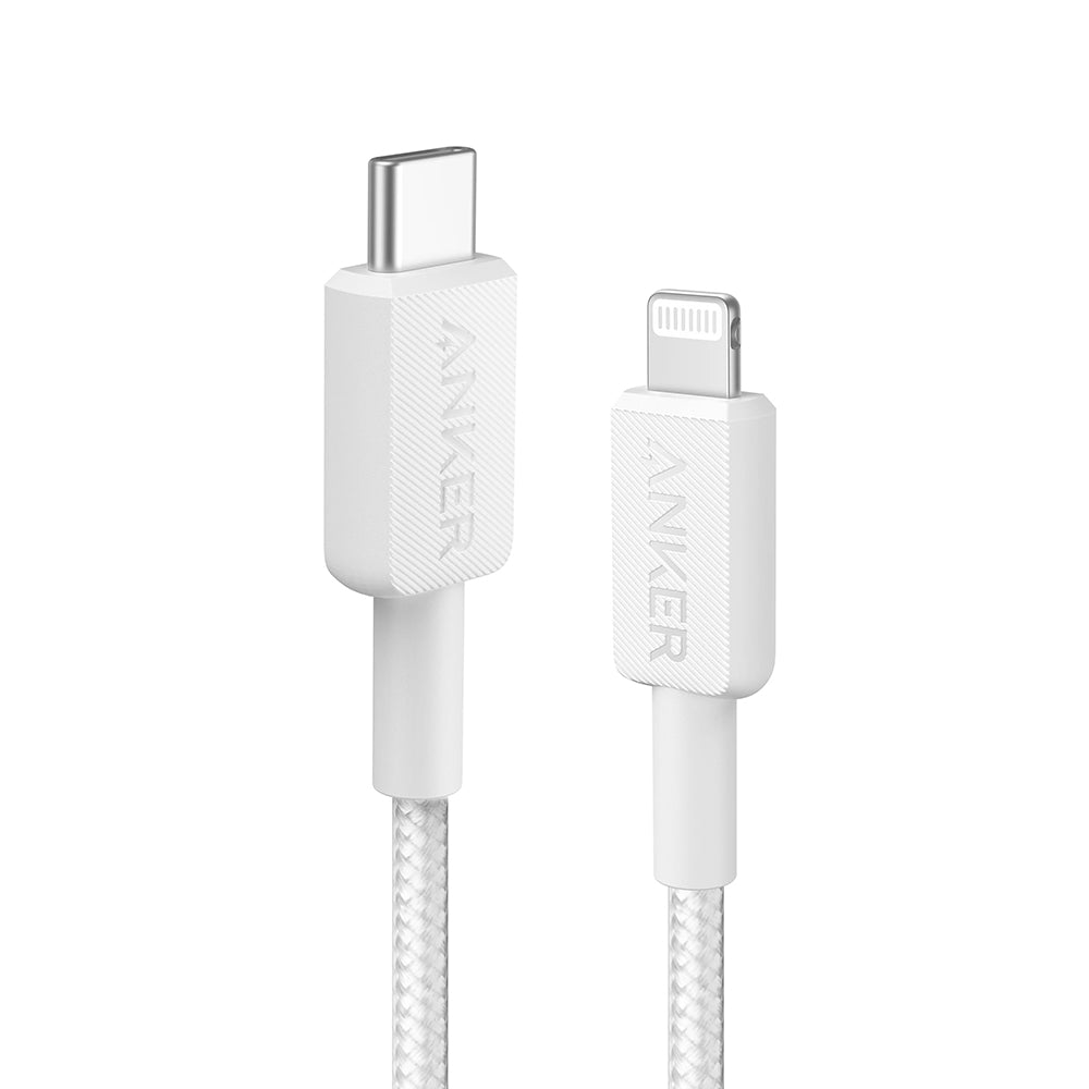 Anker 322 USB-C to Lightning pleten kabel 1,8m bel