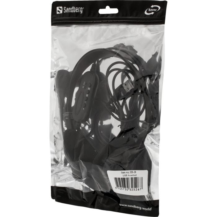 Sandberg Saver USB Headset naglavne slušalke z mikrofonom