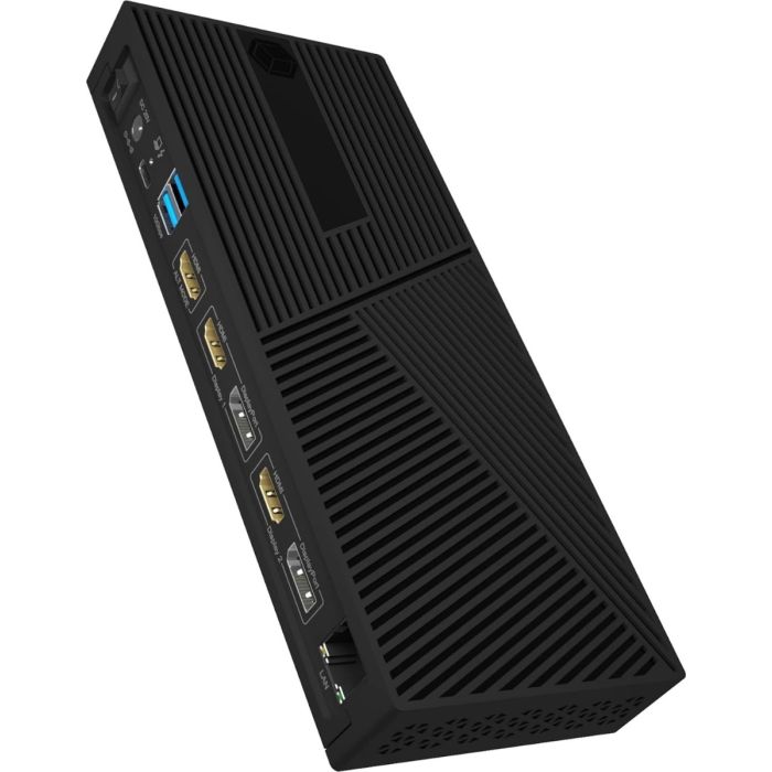 IcyBox IB-DK2246AC 11 v 1 USB-C hibridna priklopna postaja z DisplayLink