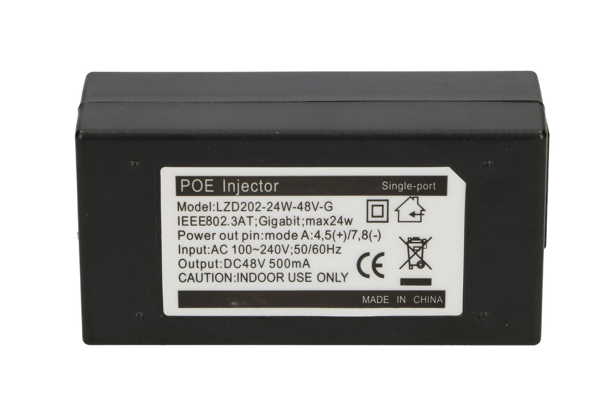 Extralink POE-48-24W-G adapter s priloženim AC kablom