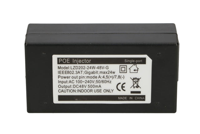 Extralink POE-48-24W-G adapter s priloženim AC kablom