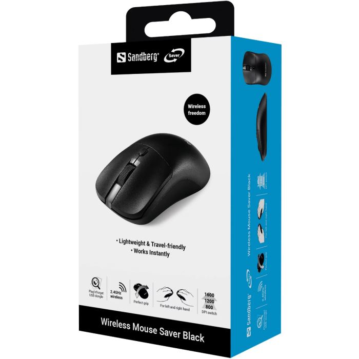 Sandberg Wireless Mouse Saver brezžična miška