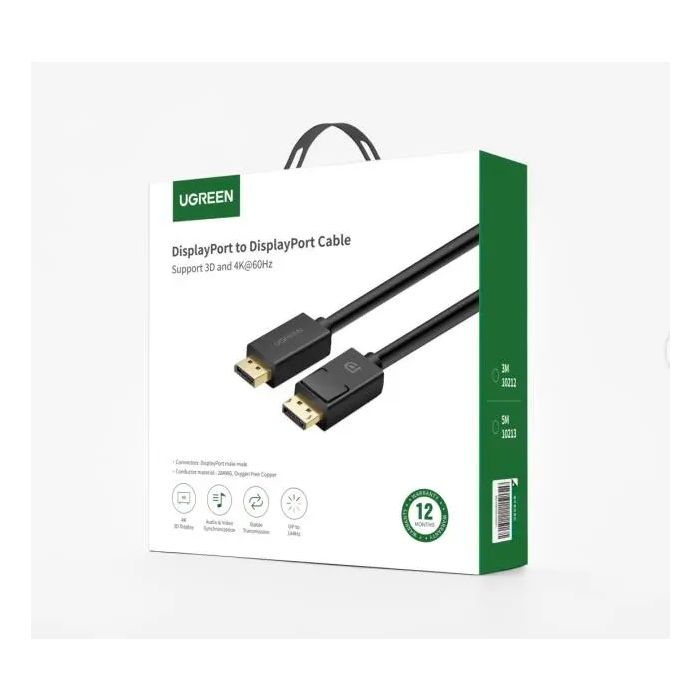 Ugreen 4K DisplayPort kabel 5M - box