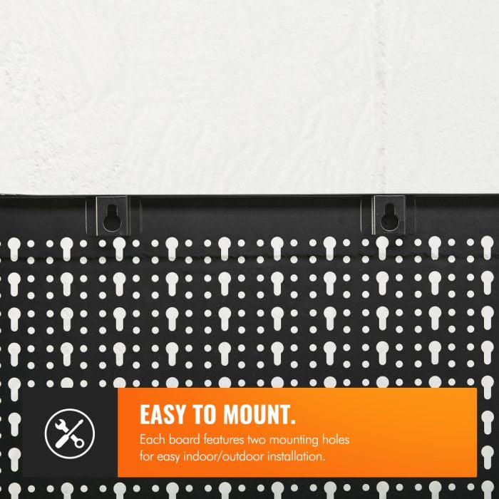 VonHaus kovinska tabla za orodje z nosilci