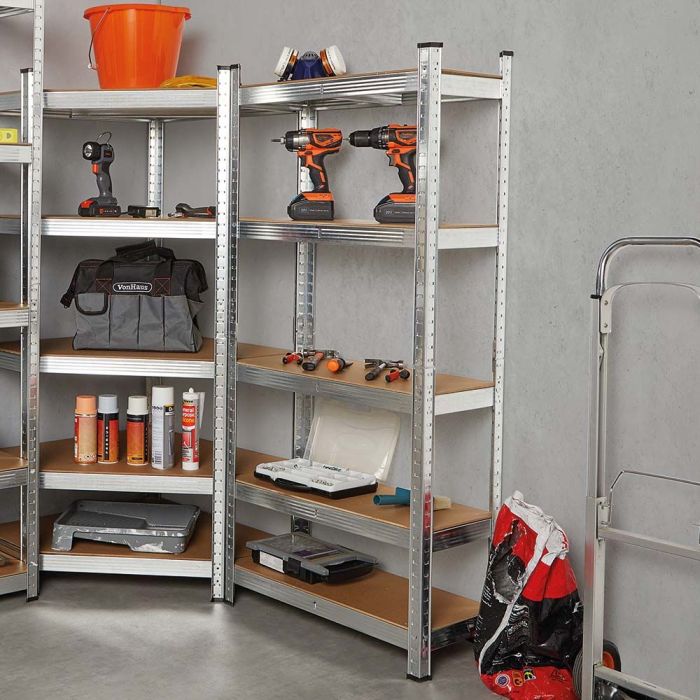 VonHaus 5 stopenjski galvaniziran regal 1.8m
