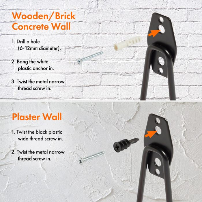 VonHaus kljuke za garažno orodje