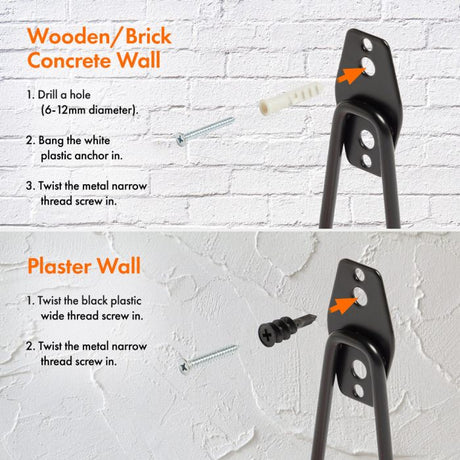 VonHaus kljuke za garažno orodje