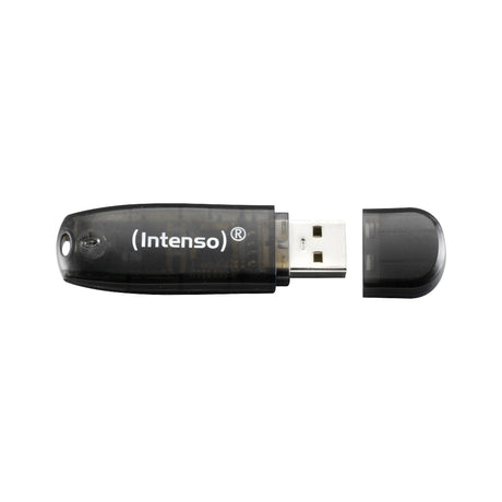 Intenso 16GB Rainbow Line USB 2.0 spominski ključek - Črn