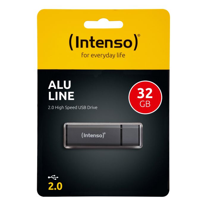 Intenso 32GB Alu Line USB 2.0 spominski ključek - Antracit