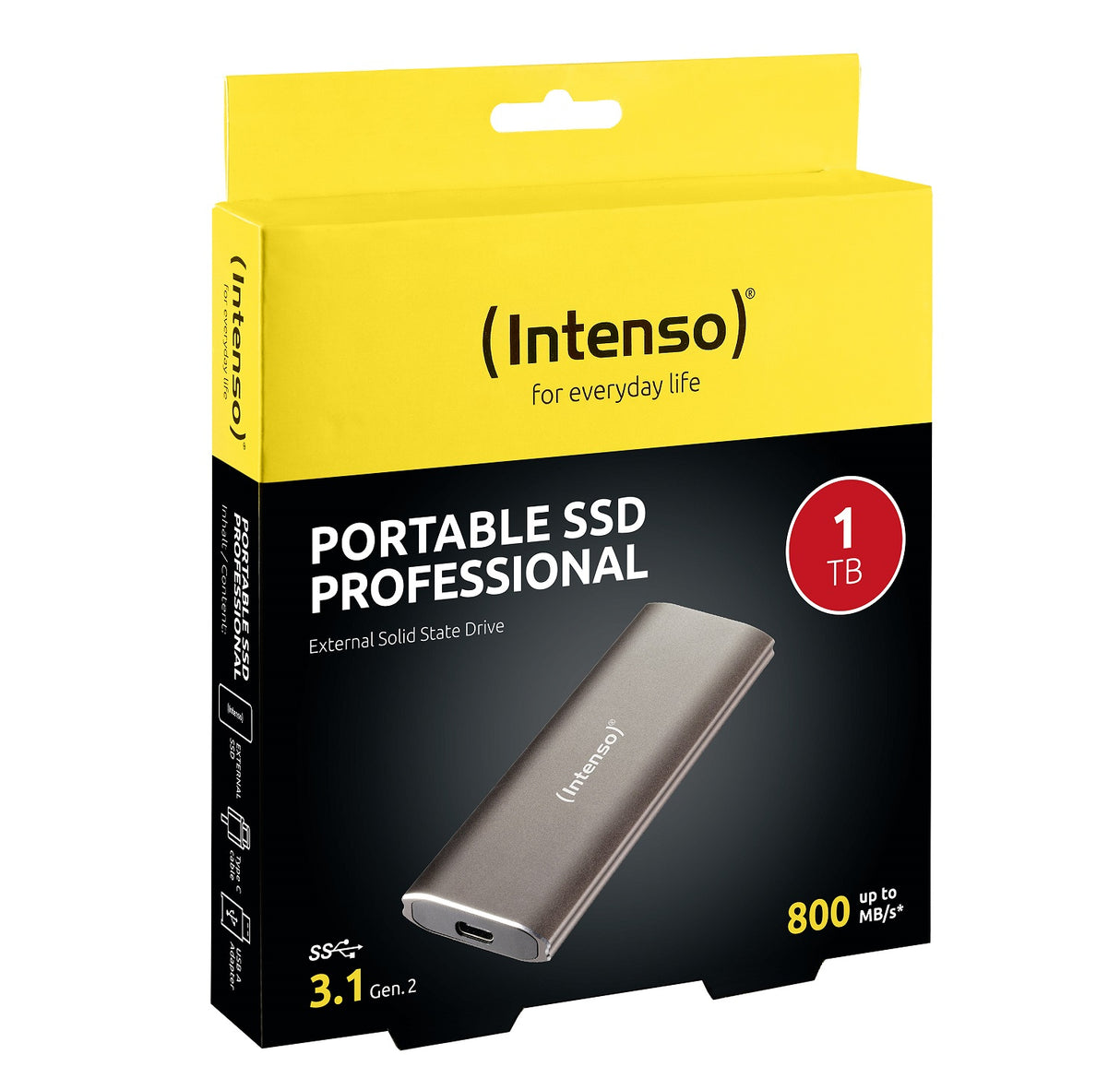 Intenso 1TB SSD Professional 800MB/s USB 3.1