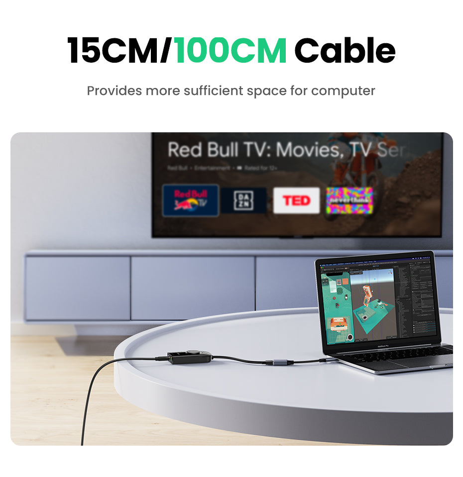 Ugreen zunanja USB zvočna kartica - box