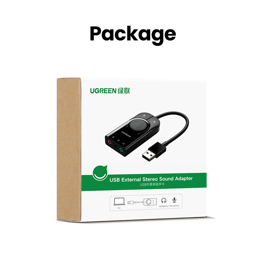 Ugreen zunanja USB zvočna kartica - box