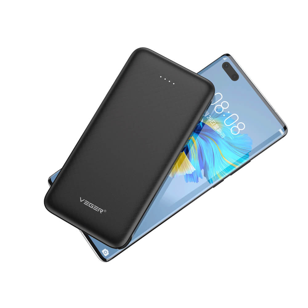 VEGER A10 PowerBank 10000 mAh, črn