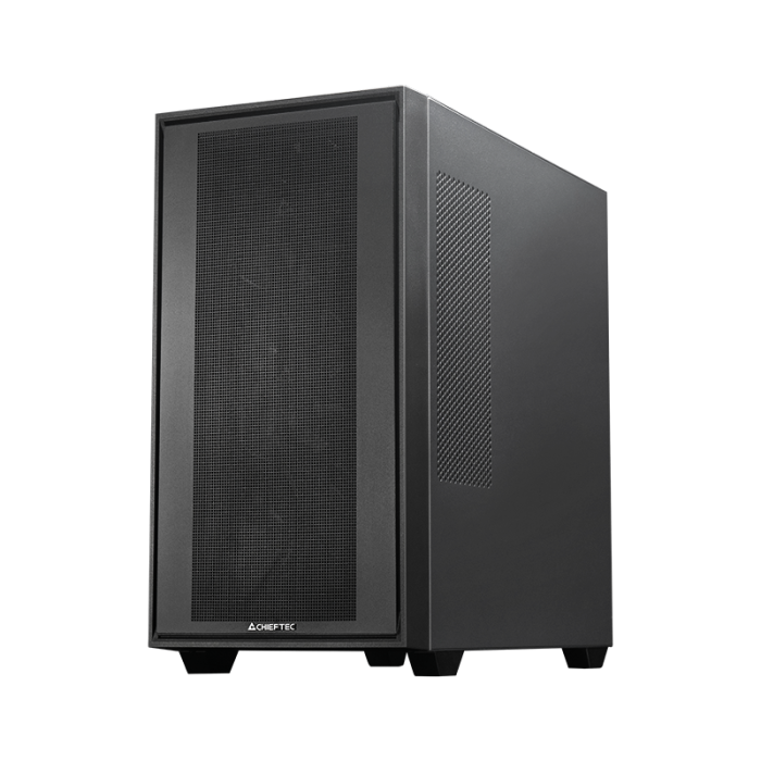 Chieftec Night Hunter USB-C ATX ohišje, črno