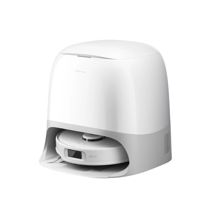 Roborock Qrevo Curv 5A1 robotski sesalnik s samopraznilno postajo, bel