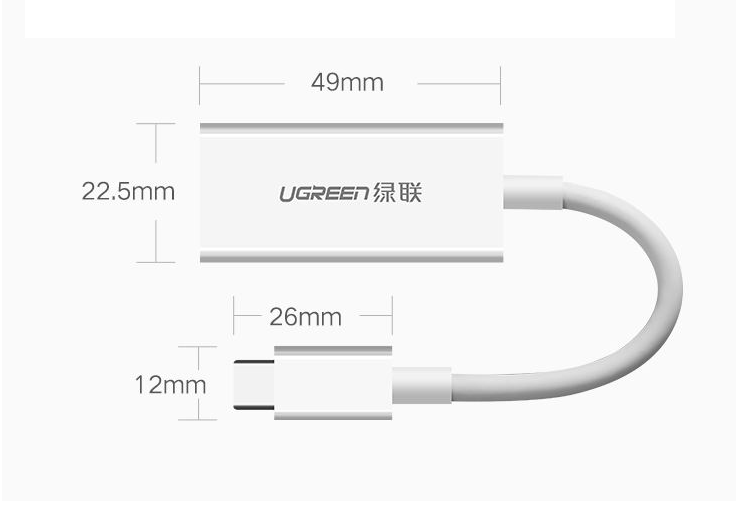 Ugreen adapter USB-C na DP - box