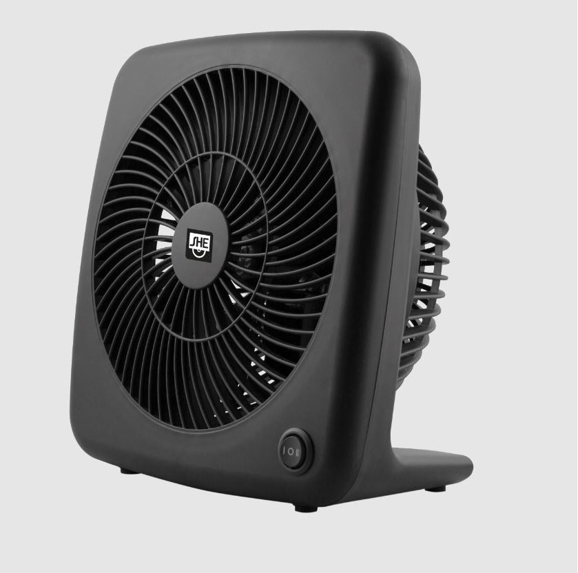 SHE talni ali namizni ventilator 2v1 30W črn