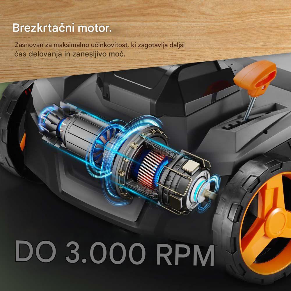 VonHaus 2-v-1 akumulatorski prezračevalnik in vertikulator 3519009