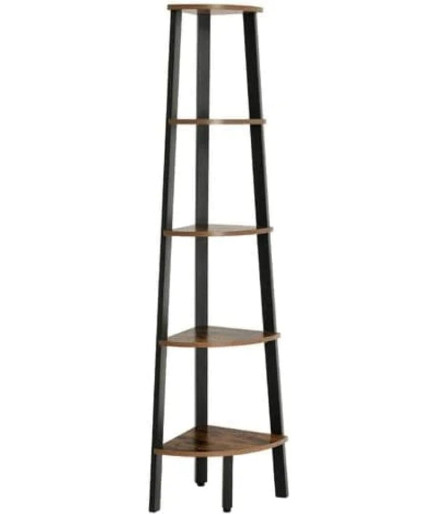 VASAGLE Kotna knjižna omara 5 nivojev LLS35X