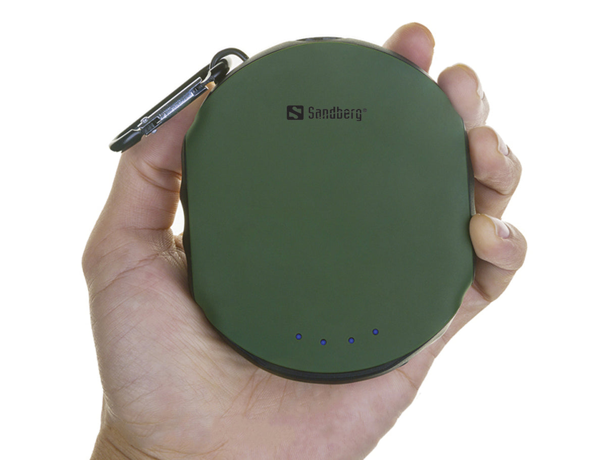 Sandberg Survivor Powerbank 10000mAh prenosna baterija z LED svetilko in kompasom