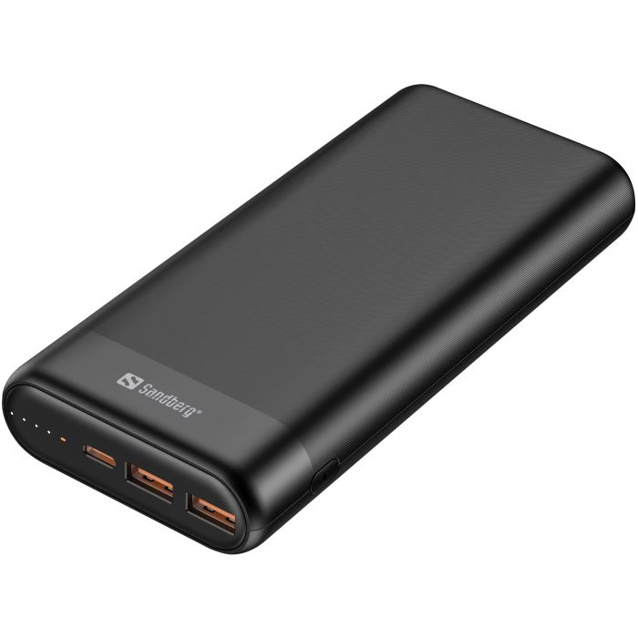 Sandberg Powerbank 20000 mAh PD65W+2xQC3.0 prenosna baterija