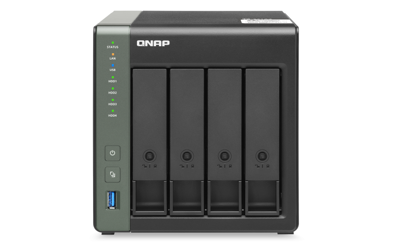 QNAP NAS strežnik za 4 diske, 4GB rama, 10Gb mreža