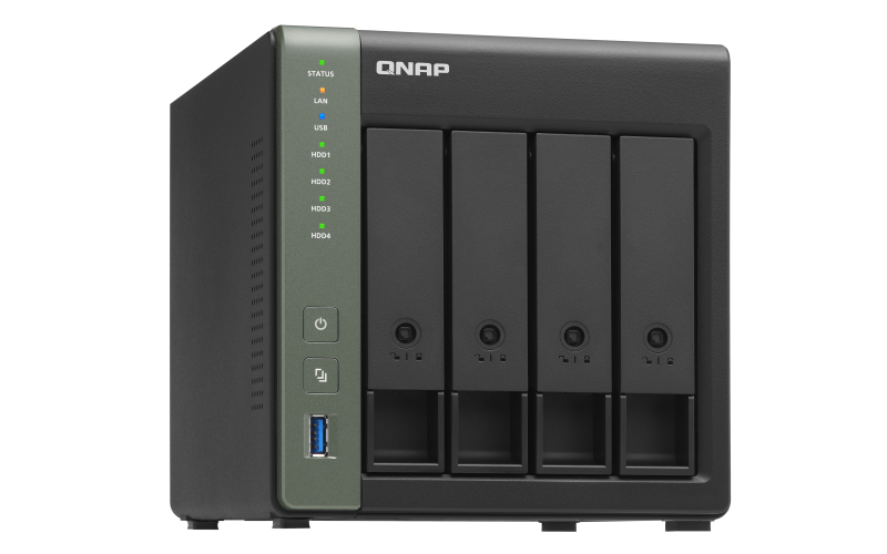 QNAP NAS strežnik za 4 diske, 4GB rama, 10Gb mreža