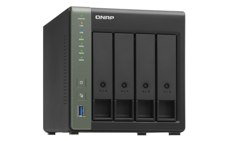 QNAP NAS strežnik za 4 diske, 4GB rama, 10Gb mreža