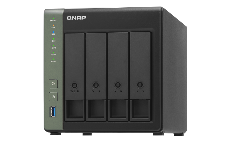QNAP NAS strežnik za 4 diske, 4GB rama, 10Gb mreža