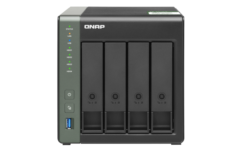 QNAP NAS strežnik za 4 diske, 2GB ram, 10GbE SFP+ mreža