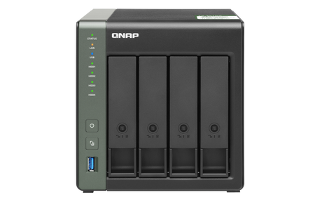 QNAP NAS strežnik za 4 diske, 2GB ram, 10GbE SFP+ mreža