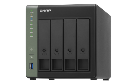 QNAP NAS strežnik za 4 diske, 2GB ram, 10GbE SFP+ mreža