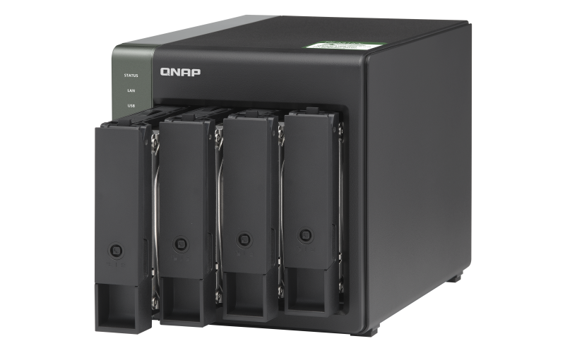 QNAP NAS strežnik za 4 diske, 2GB ram, 10GbE SFP+ mreža