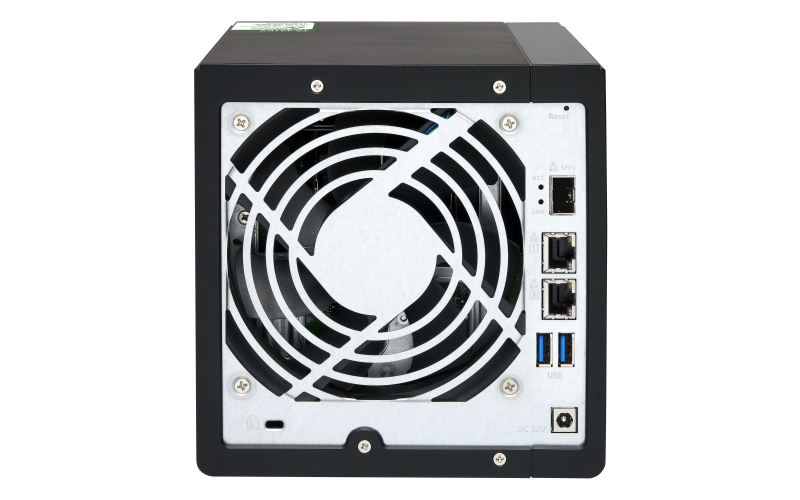QNAP NAS strežnik za 4 diske, 2GB ram, 10GbE SFP+ mreža