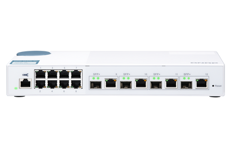 QNAP 12 port stikalo 4x 10Gb, 8x 1Gb