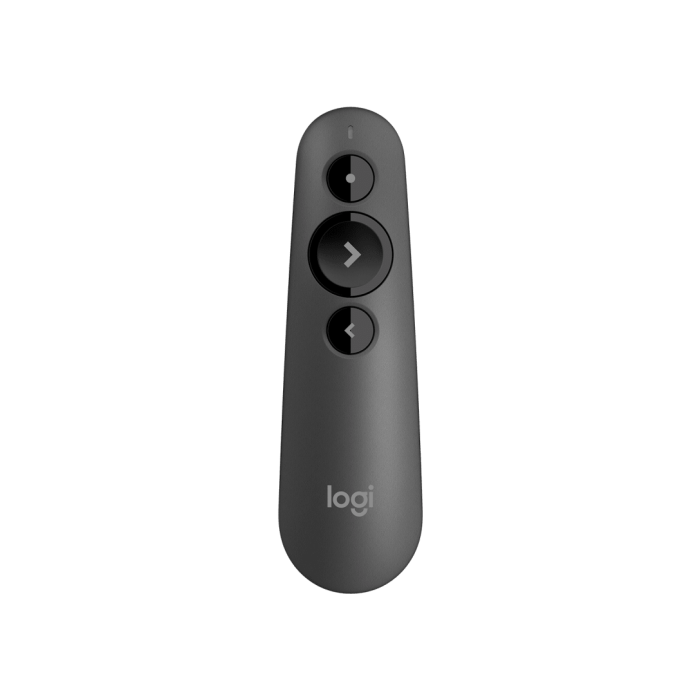 Logitech Presenter R500s Wireless, rdeč laser, USB, Grafit